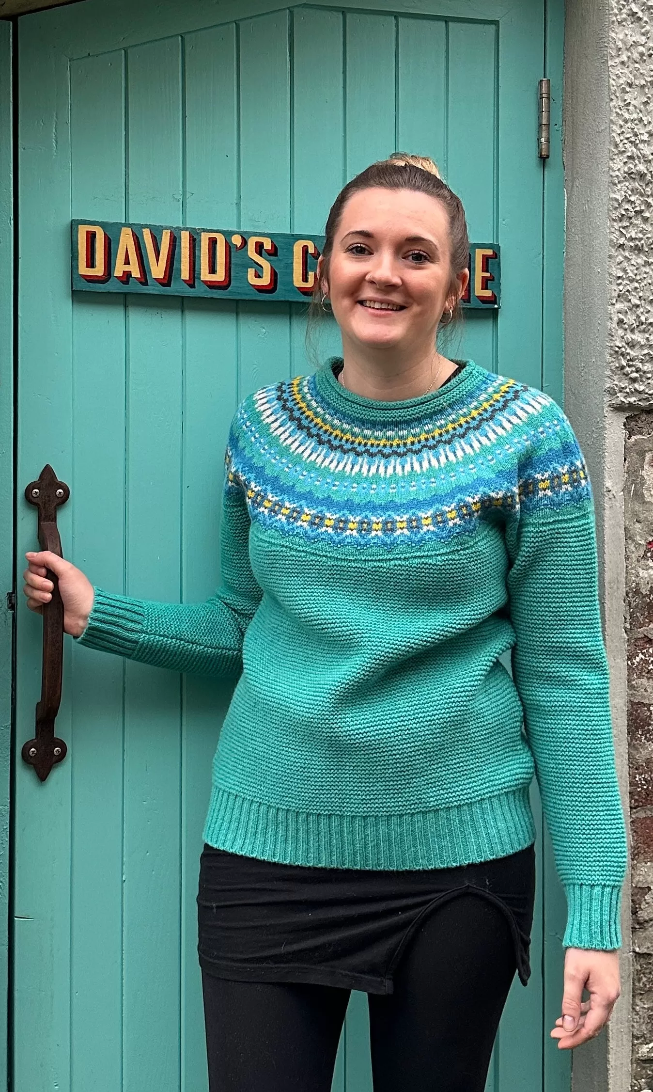 Eribé Stonybreck Sweater in Lagoon