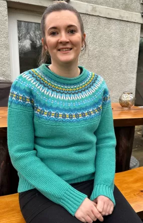 Eribé Stonybreck Sweater in Lagoon