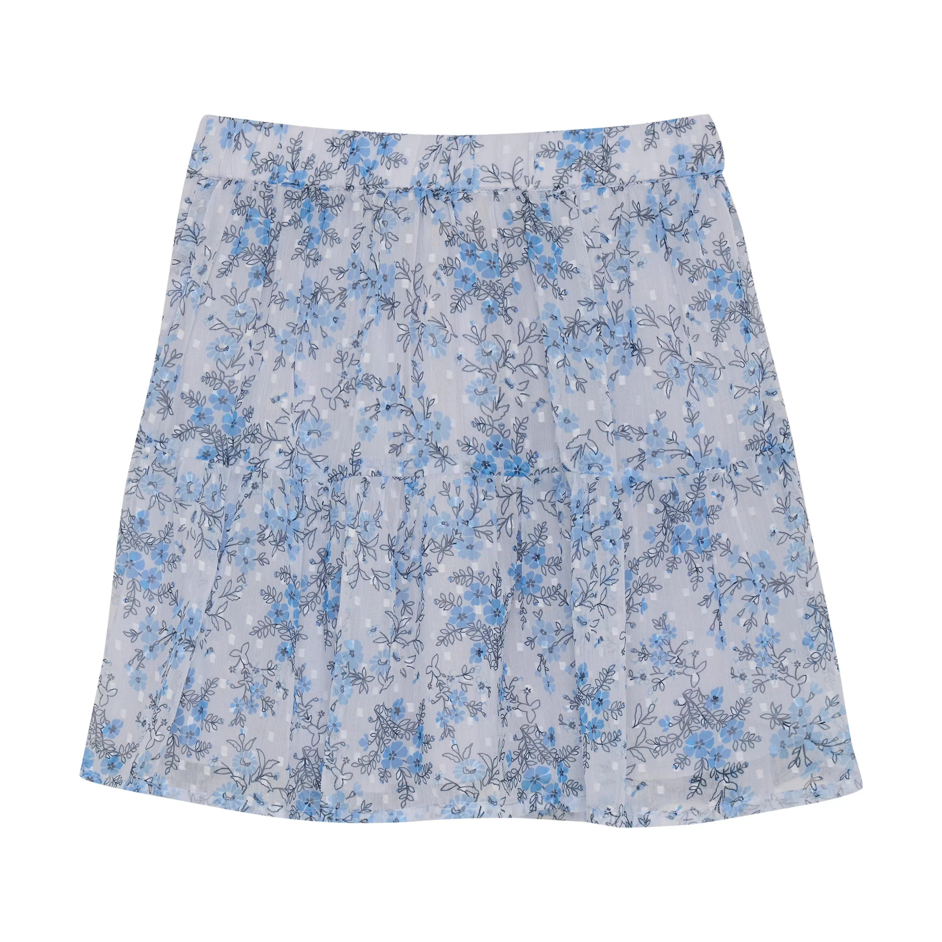 Flower Dobby Skirt