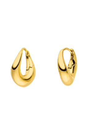 Fluent Hoops 14K Gold Plated