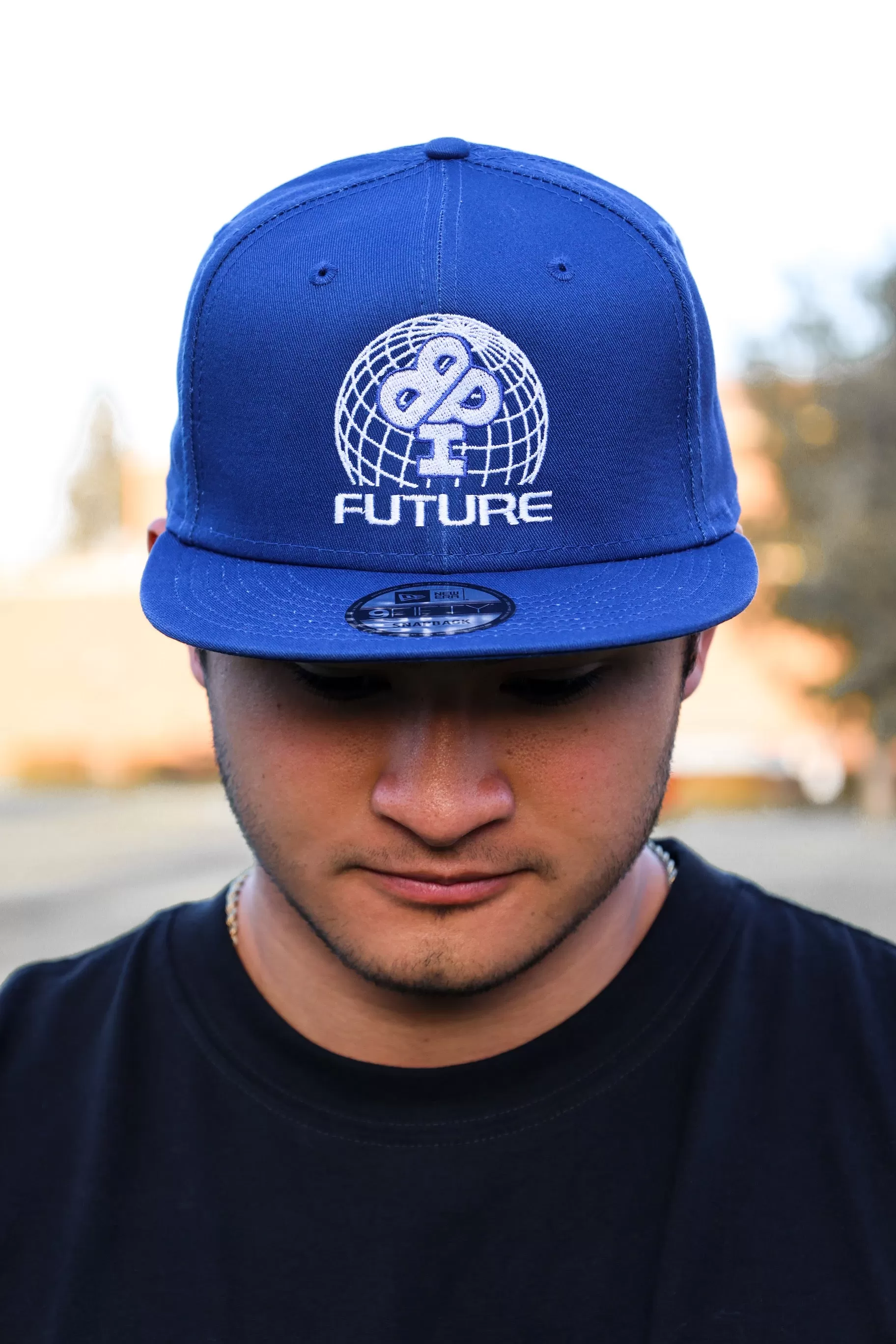 FUTURE NEW ERA 9FIFTY BLUE Flat Brim Snapback HAT