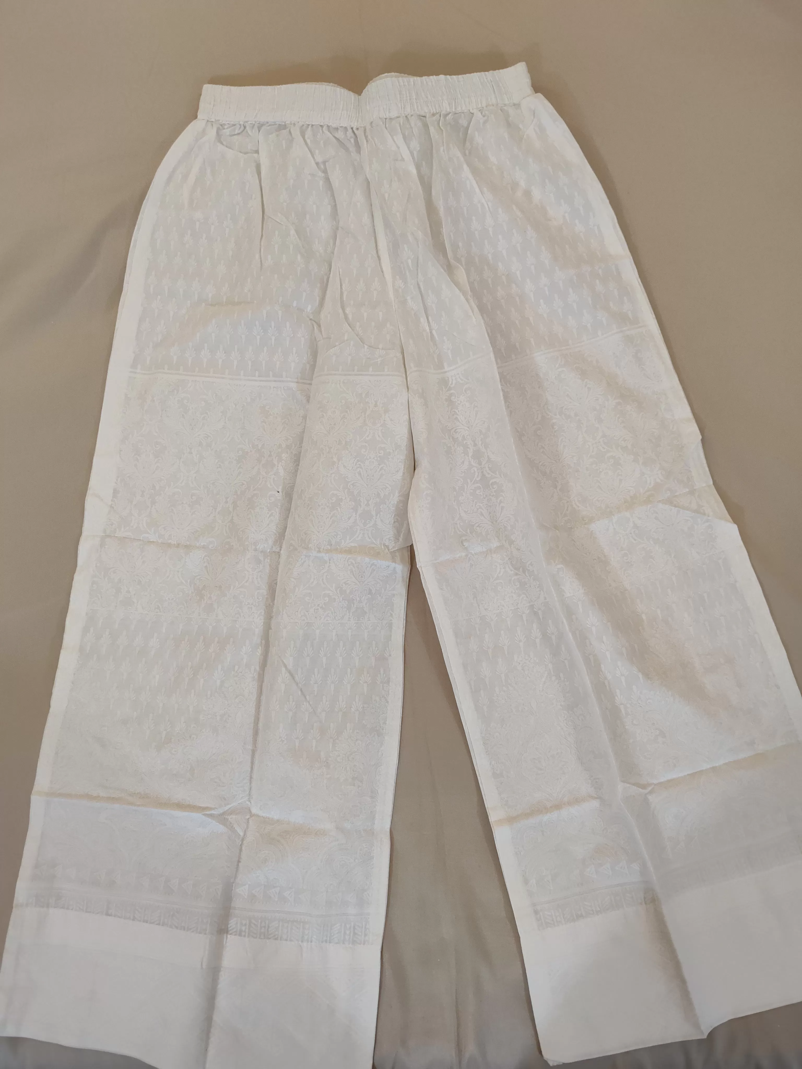 Gorgeous White Designer Palazzo Pants For Women