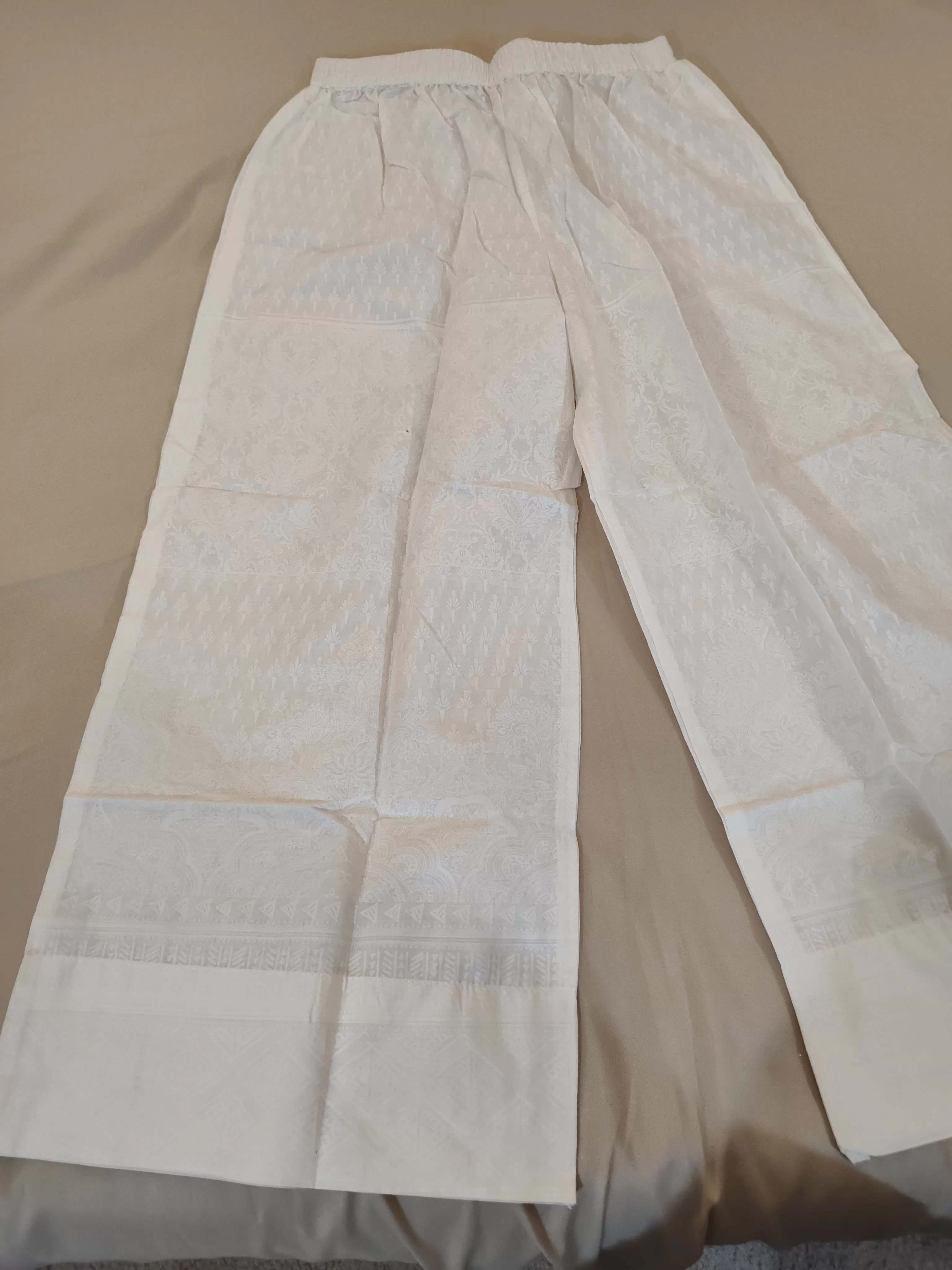 Gorgeous White Designer Palazzo Pants For Women