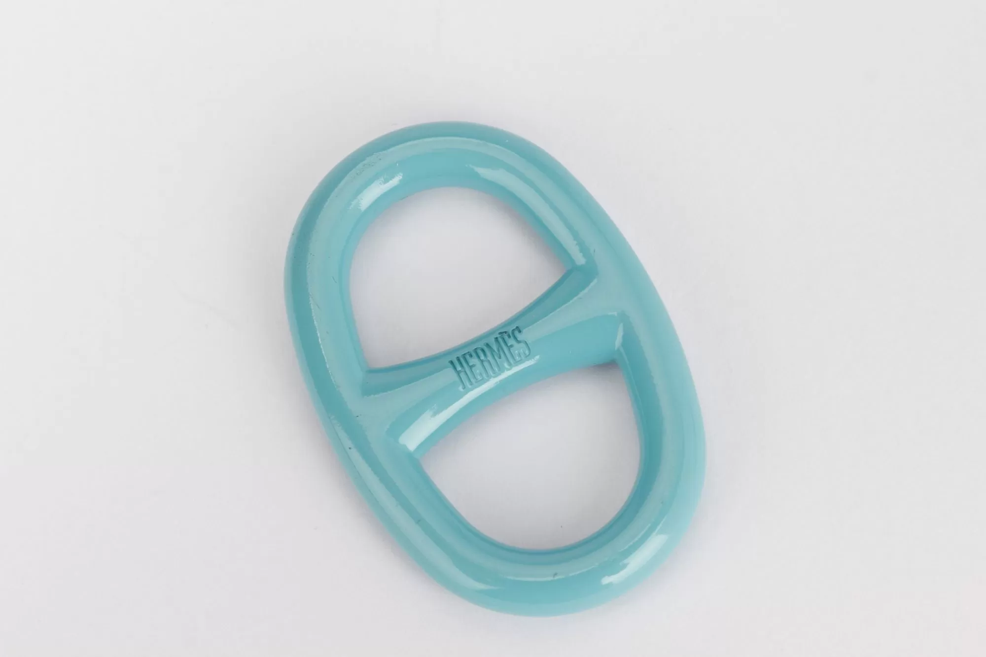 Hermes Blue Color Scarf Ring