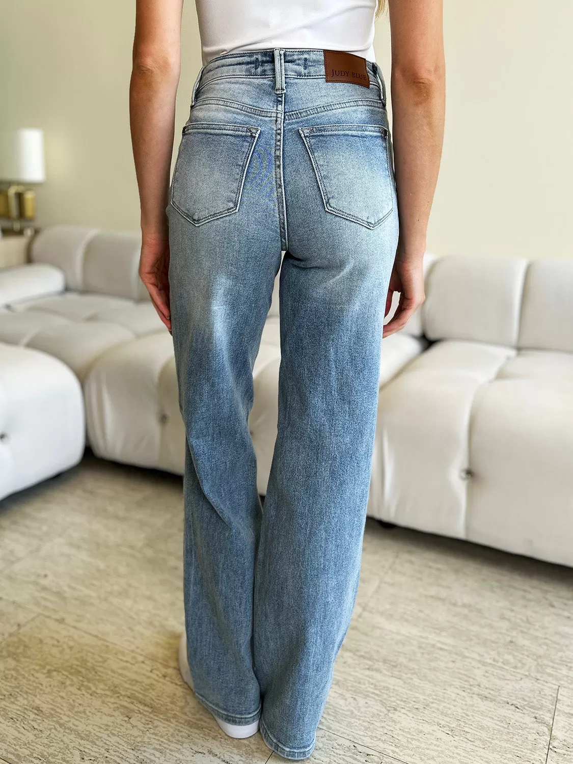 High Waist Wide Leg Jeans (0-24W)