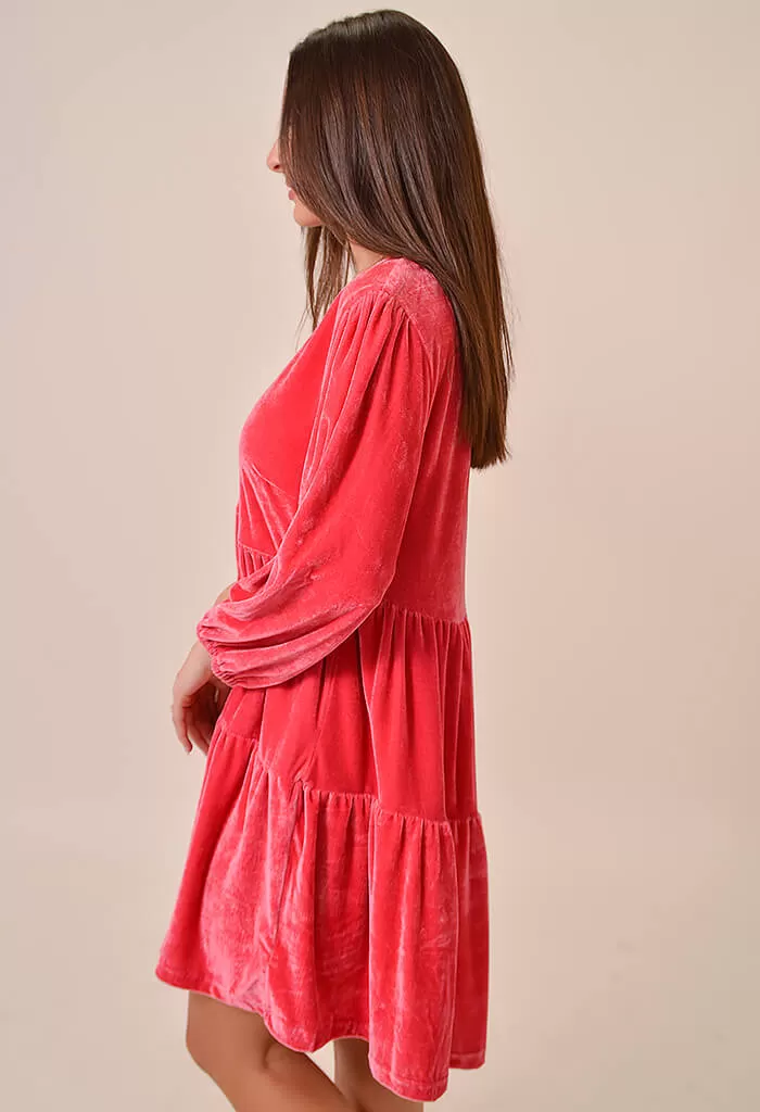 Holly Dress-Raspberry