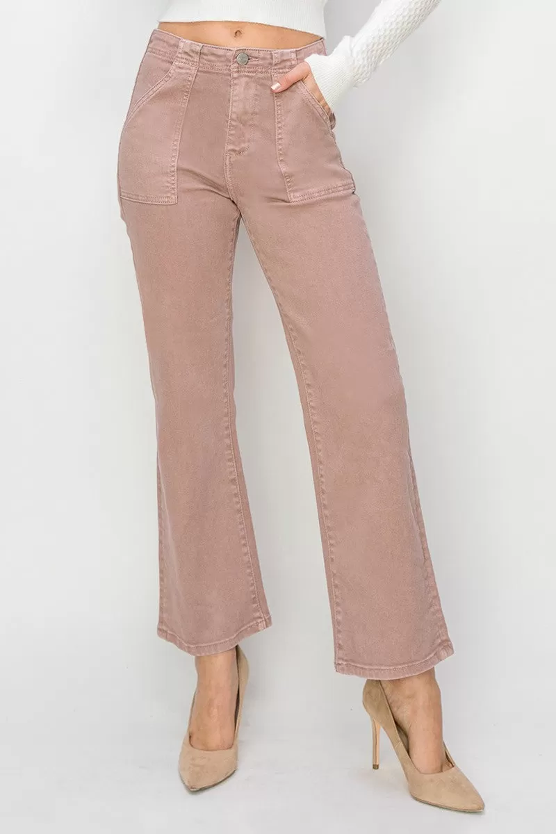 HR Patch Pocket Flare Pants