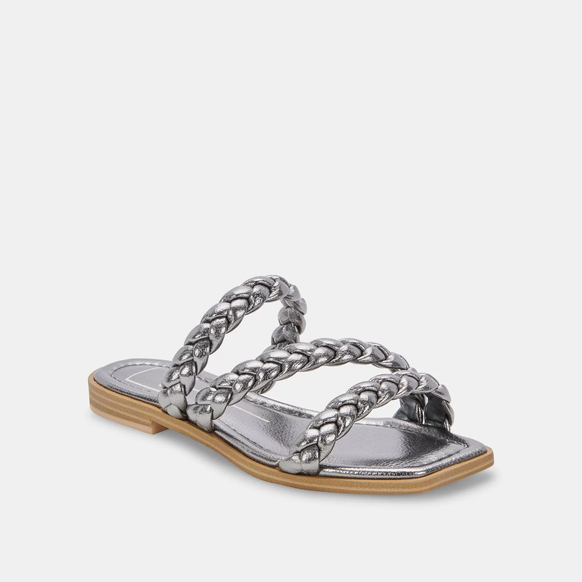 IMAN SANDALS GRAPHITE METALLIC STELLA