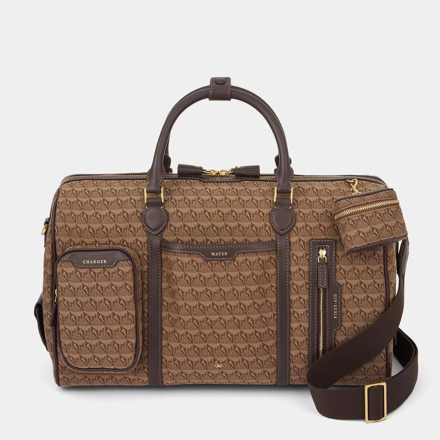 Jacquard In-Flight Barrel Travel Bag