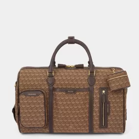 Jacquard In-Flight Barrel Travel Bag