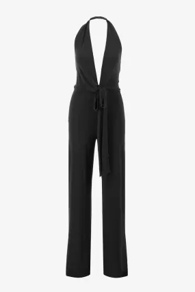 Jumpsuit Wrap in Schwarz