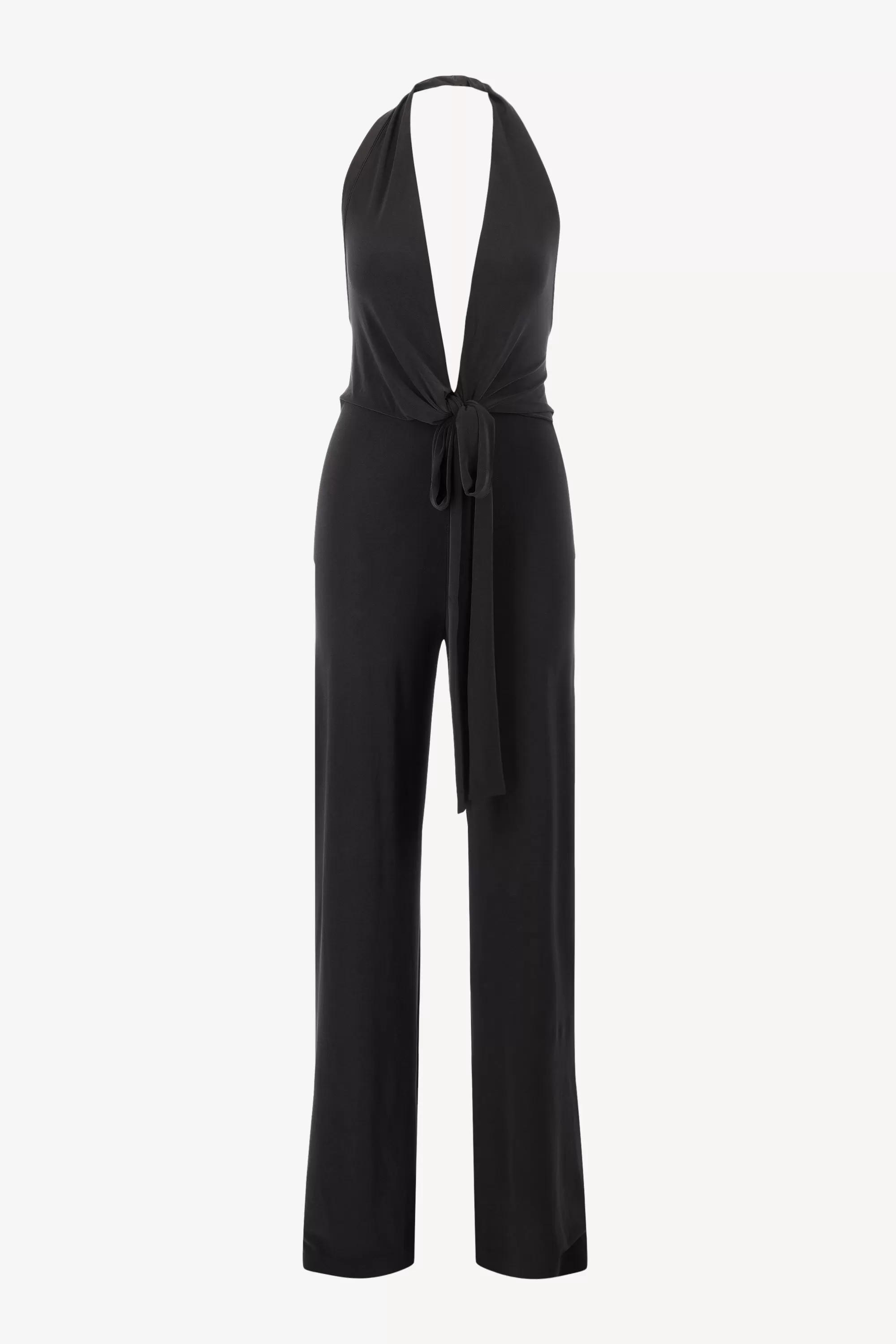 Jumpsuit Wrap in Schwarz