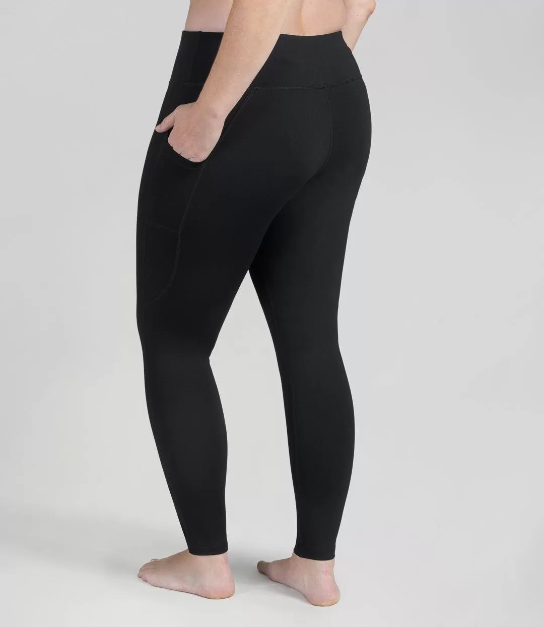 JunoStretch Side Pocket Legging Basic Color