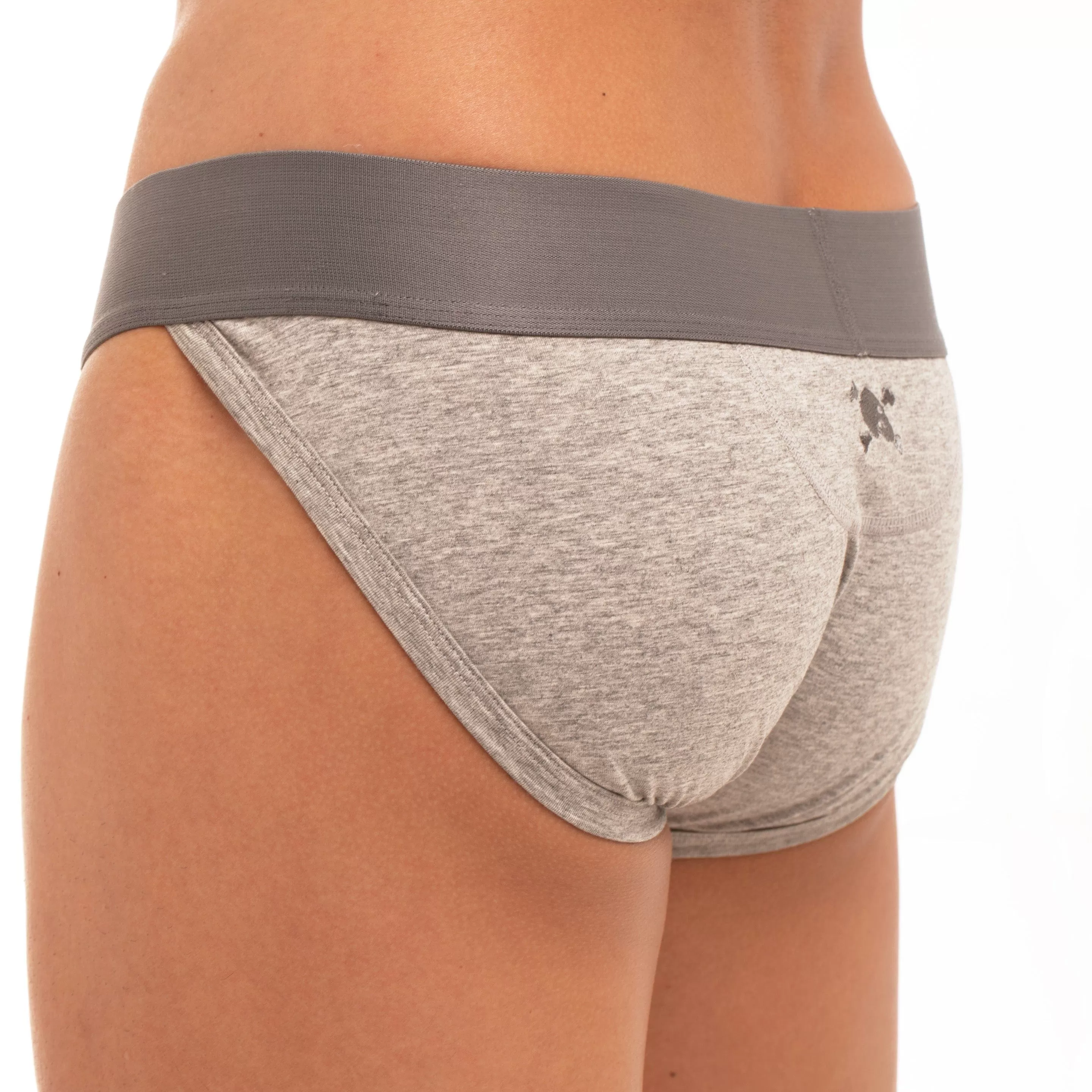 Just the Bones Sport Brief Grey