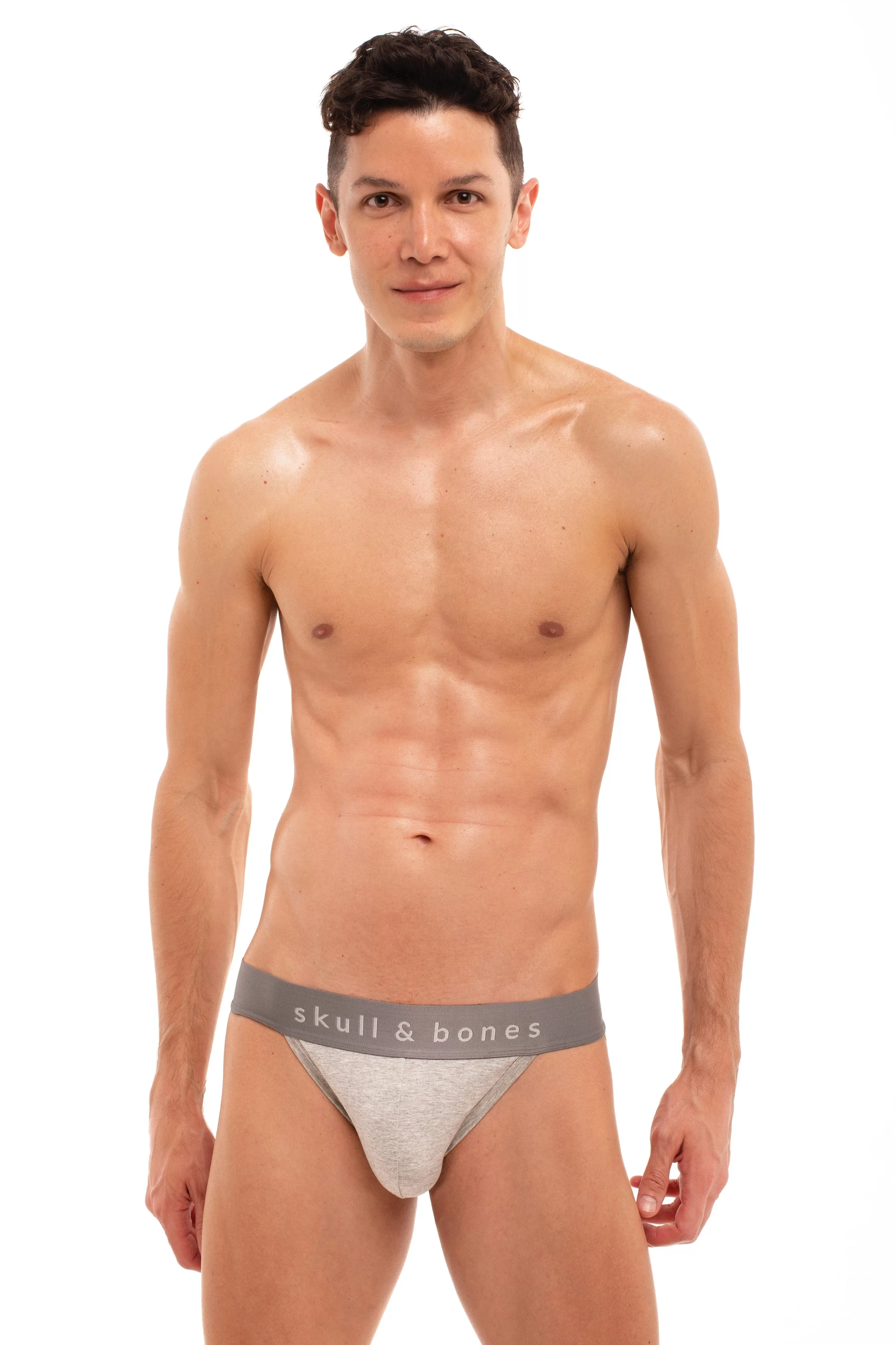 Just the Bones Sport Brief Grey