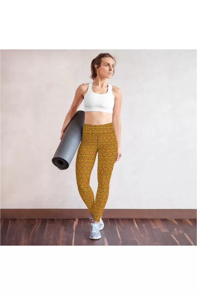 Kente Cloth Yoga Leggings