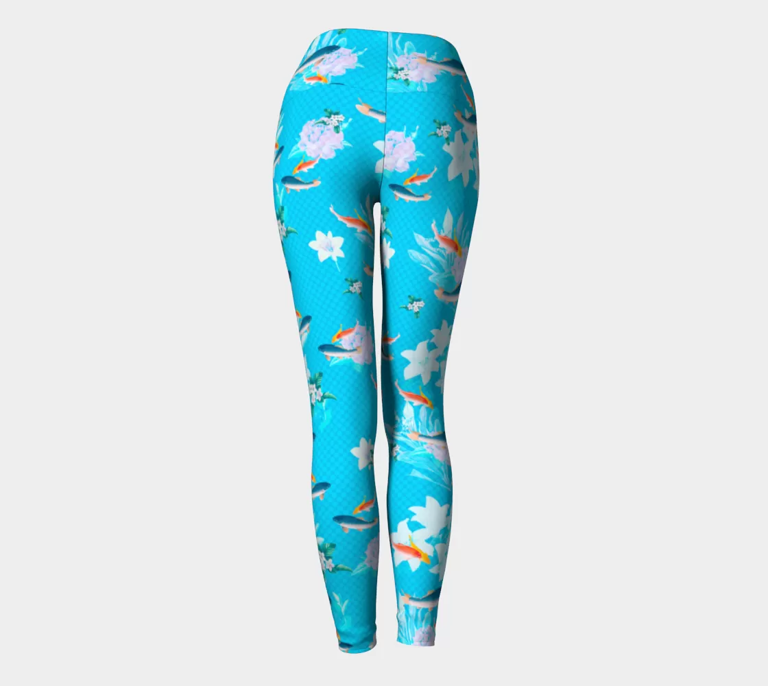 Koi Paradise Yoga Leggings