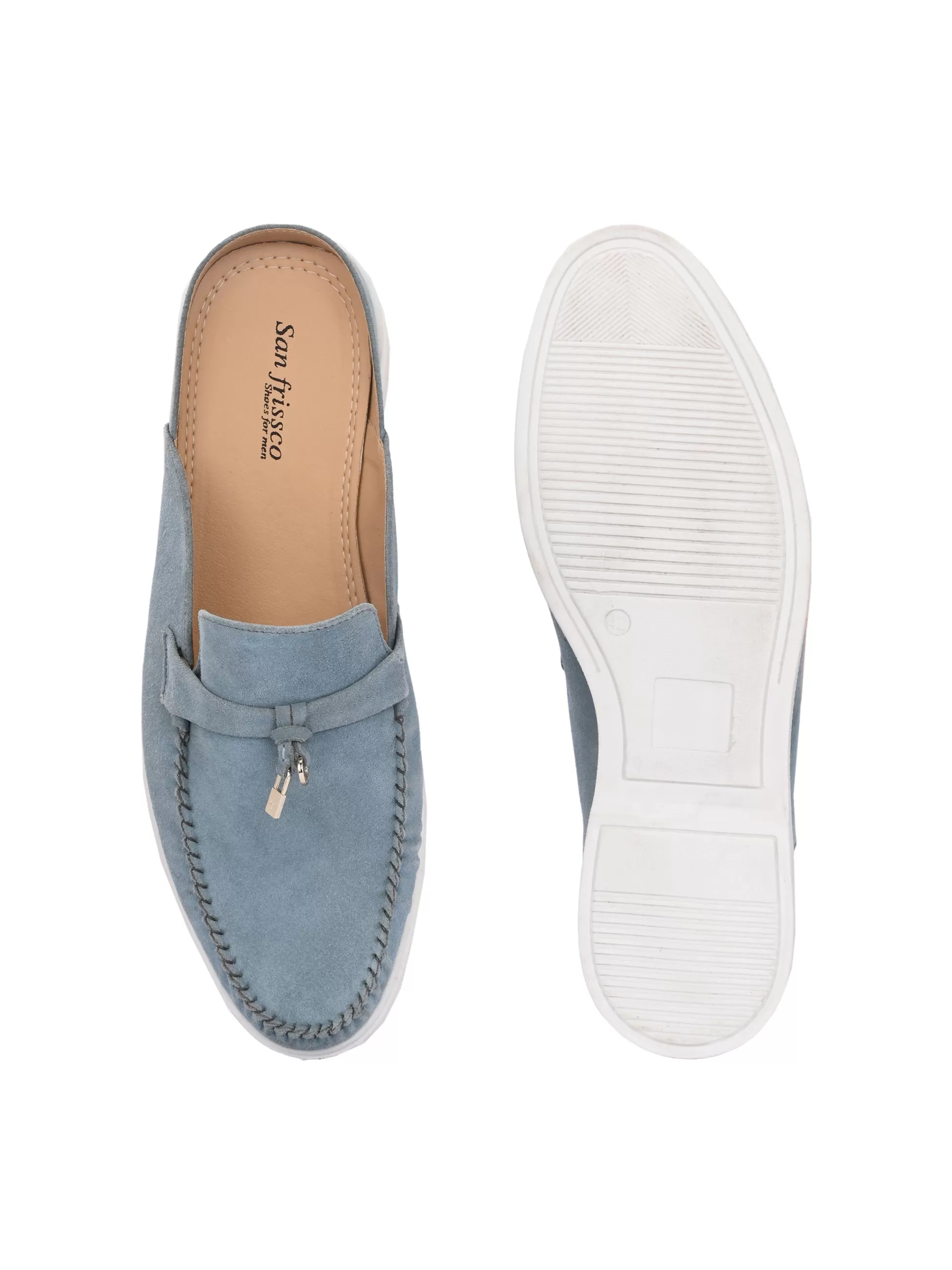 Kyoto Blue Charm Mules