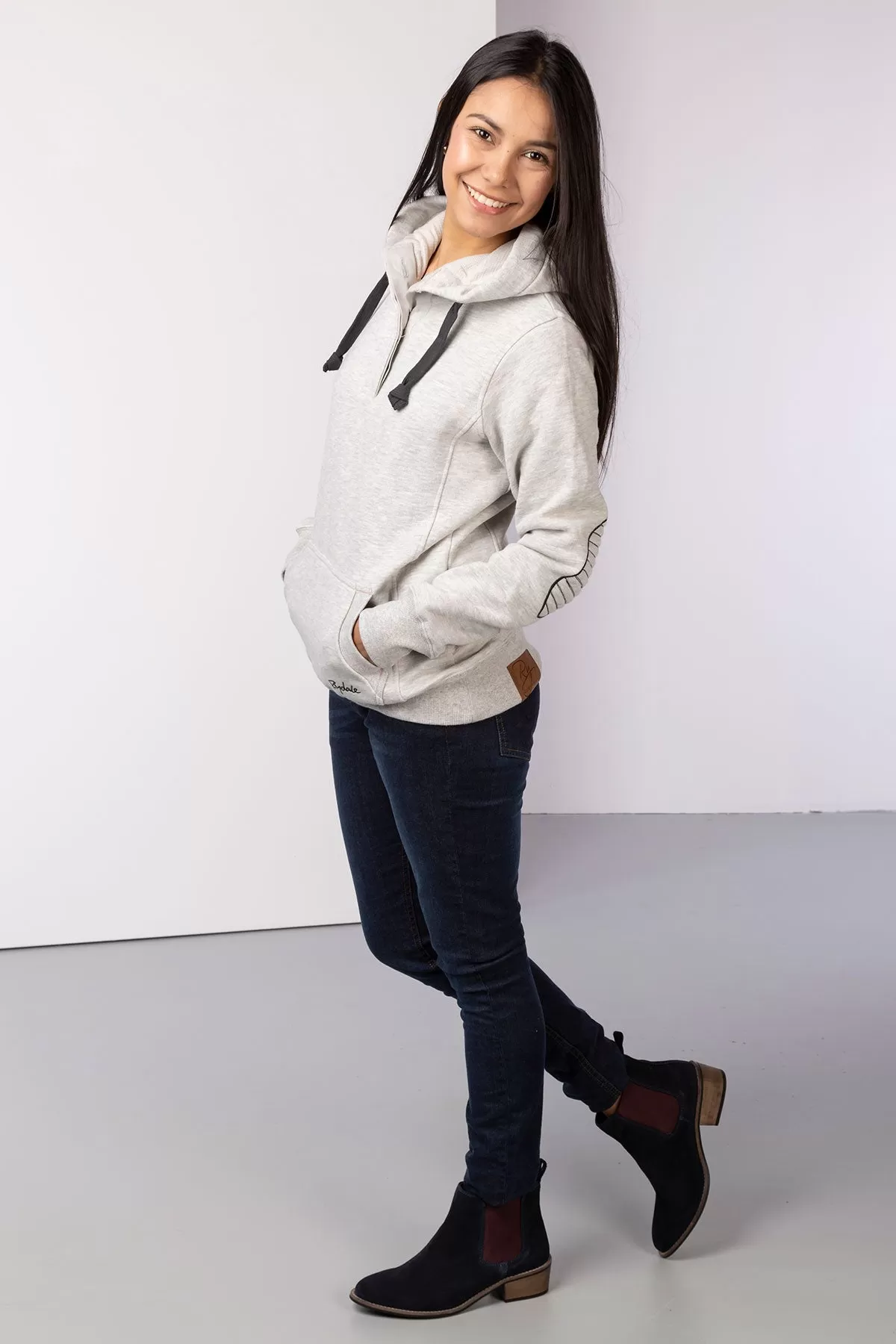 Ladies Button Hoody with Number