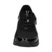 Ladies Waldlaufer Trainers Black patent Wedge Heel Leather Soft Zip H Wider Fitting