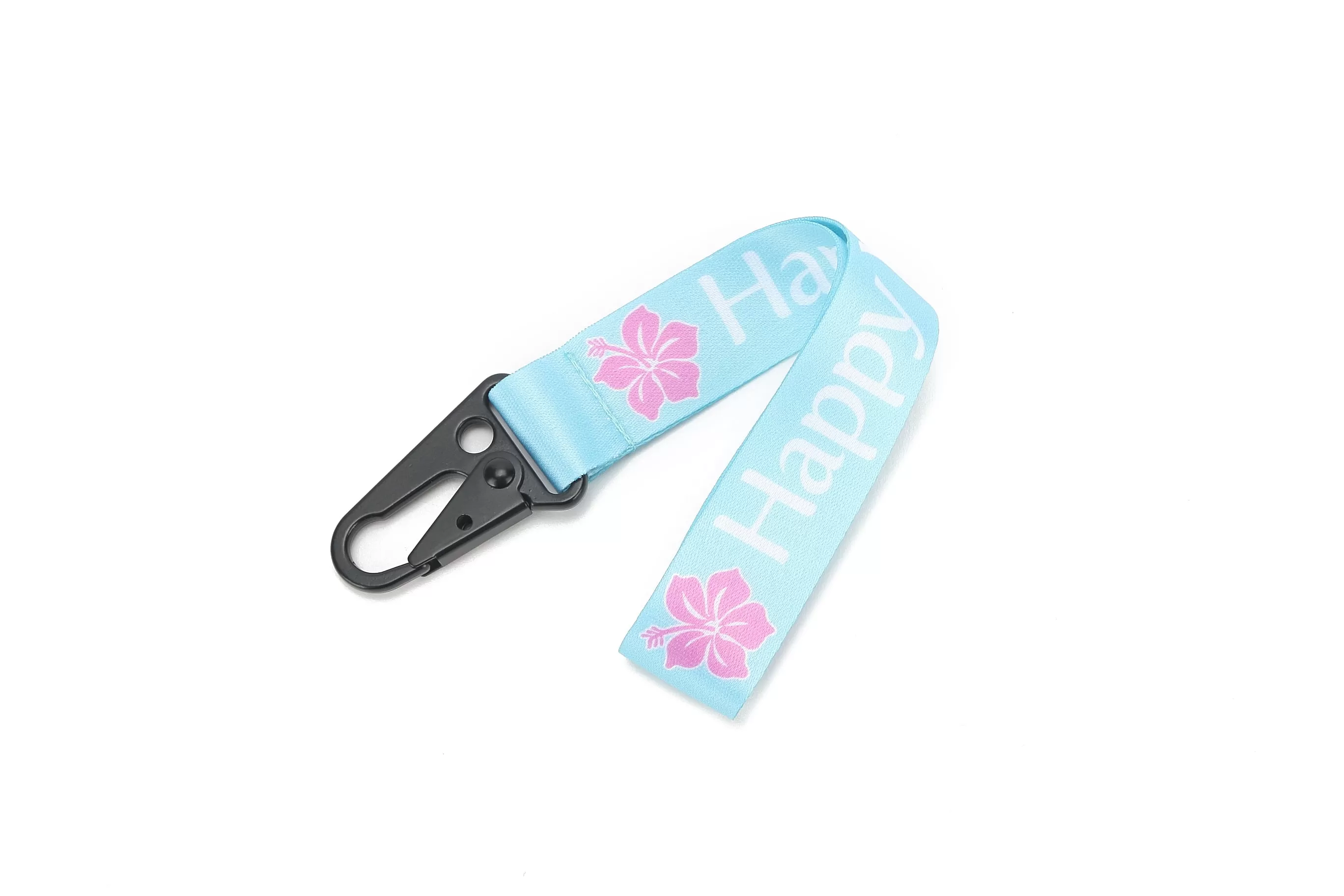 Lanyard Short Happy Wahine Blue