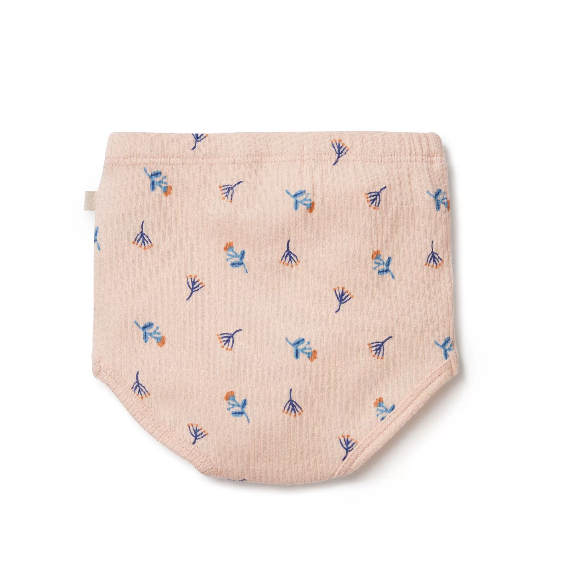 Little Flower Organic Rib Nappy Pant