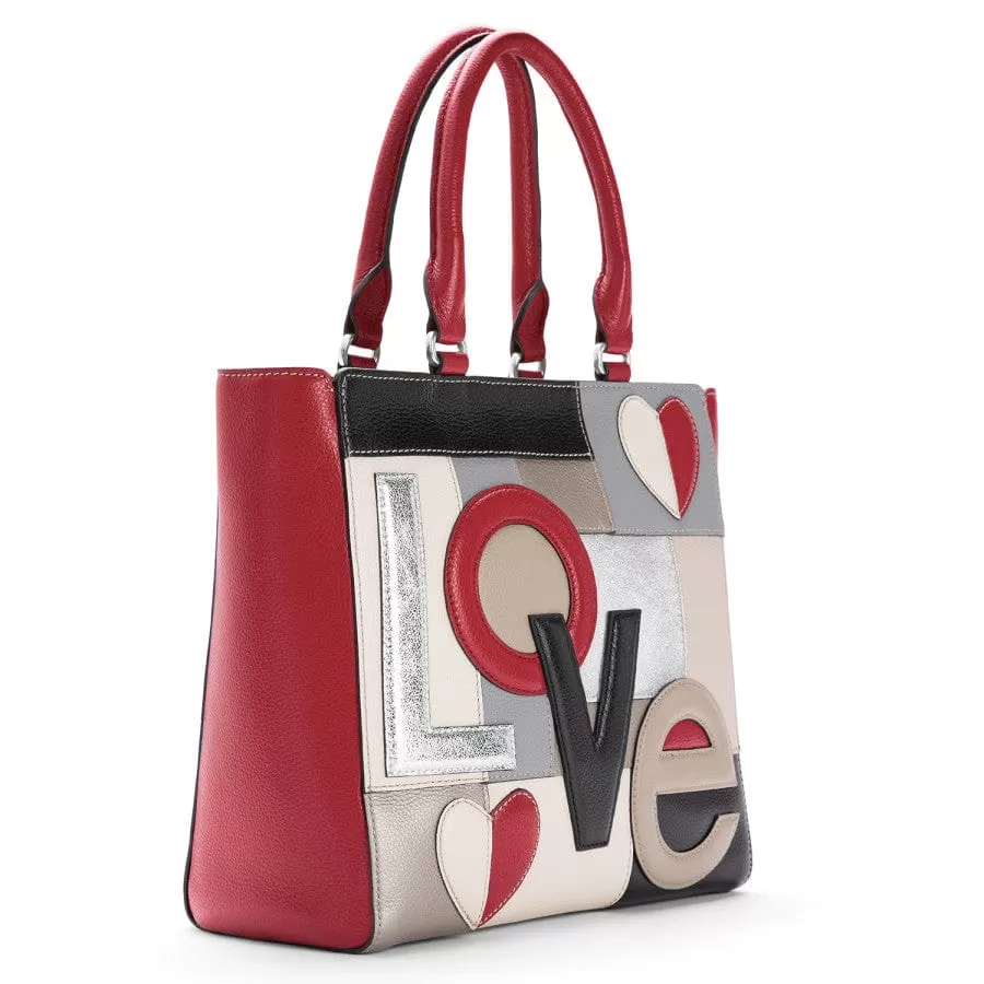 Love Patch Handheld Tote