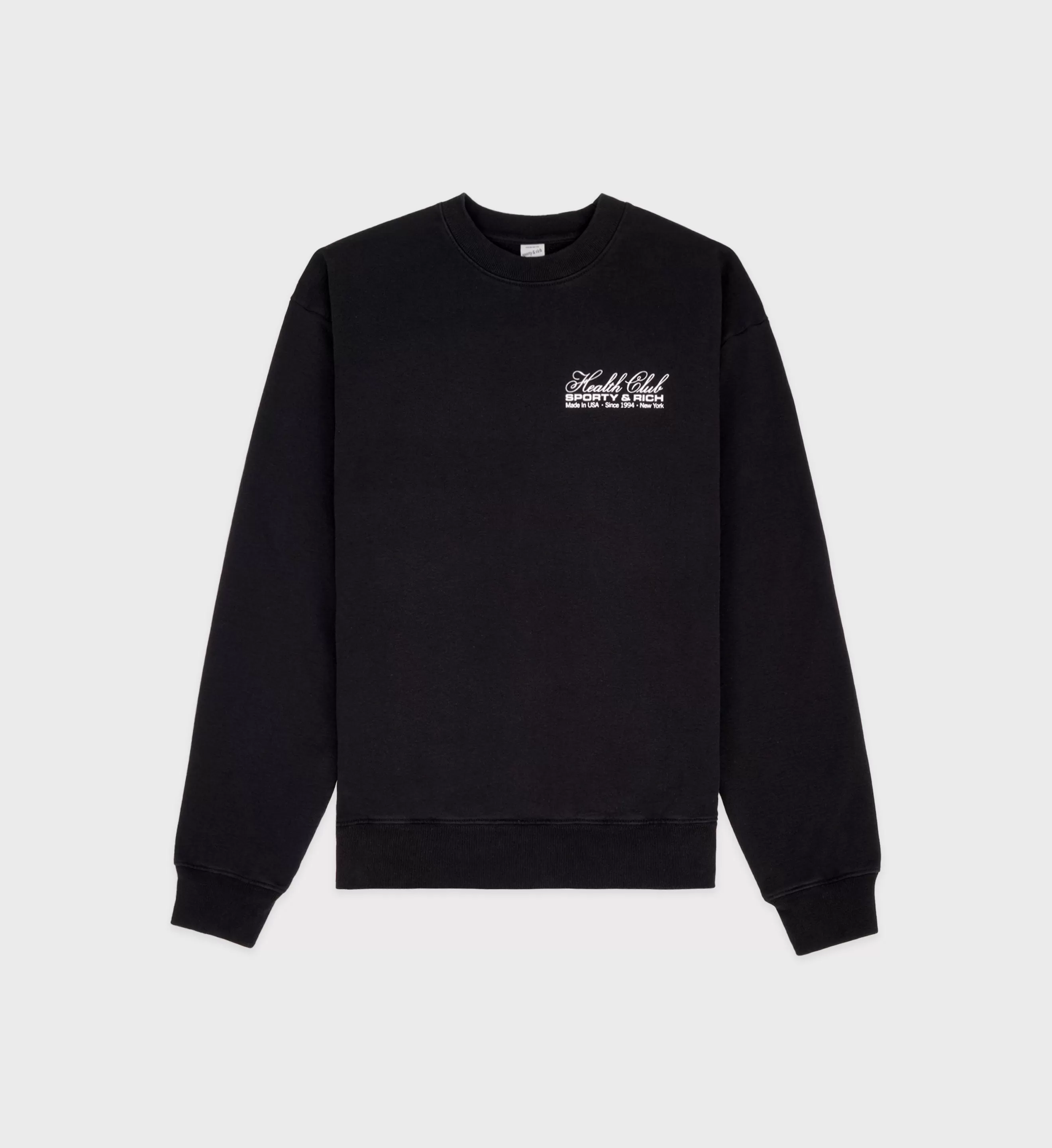 Made In USA Crewneck - Black/White