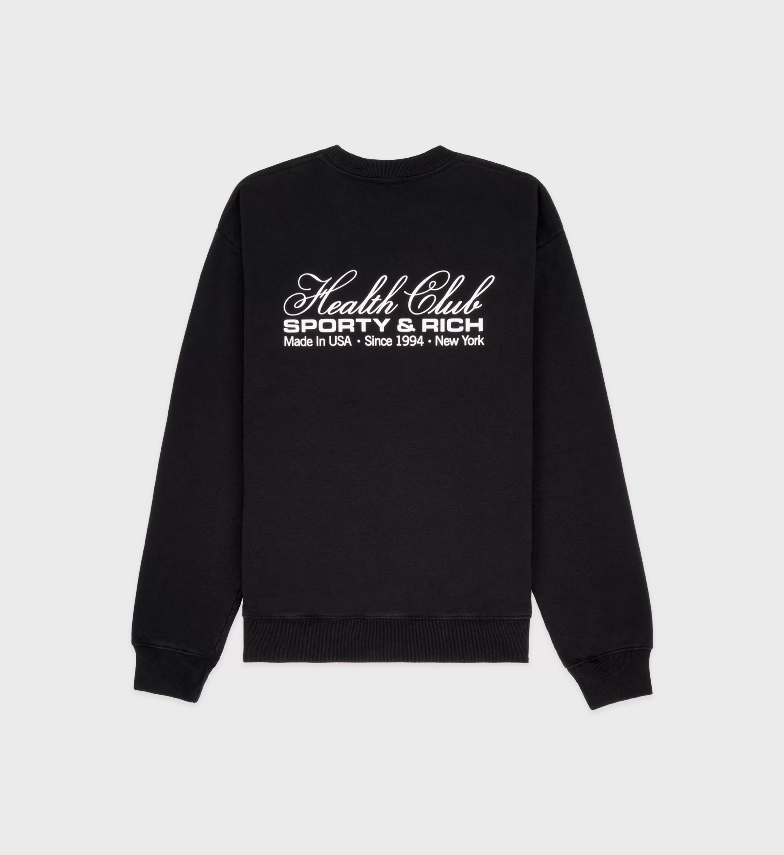 Made In USA Crewneck - Black/White