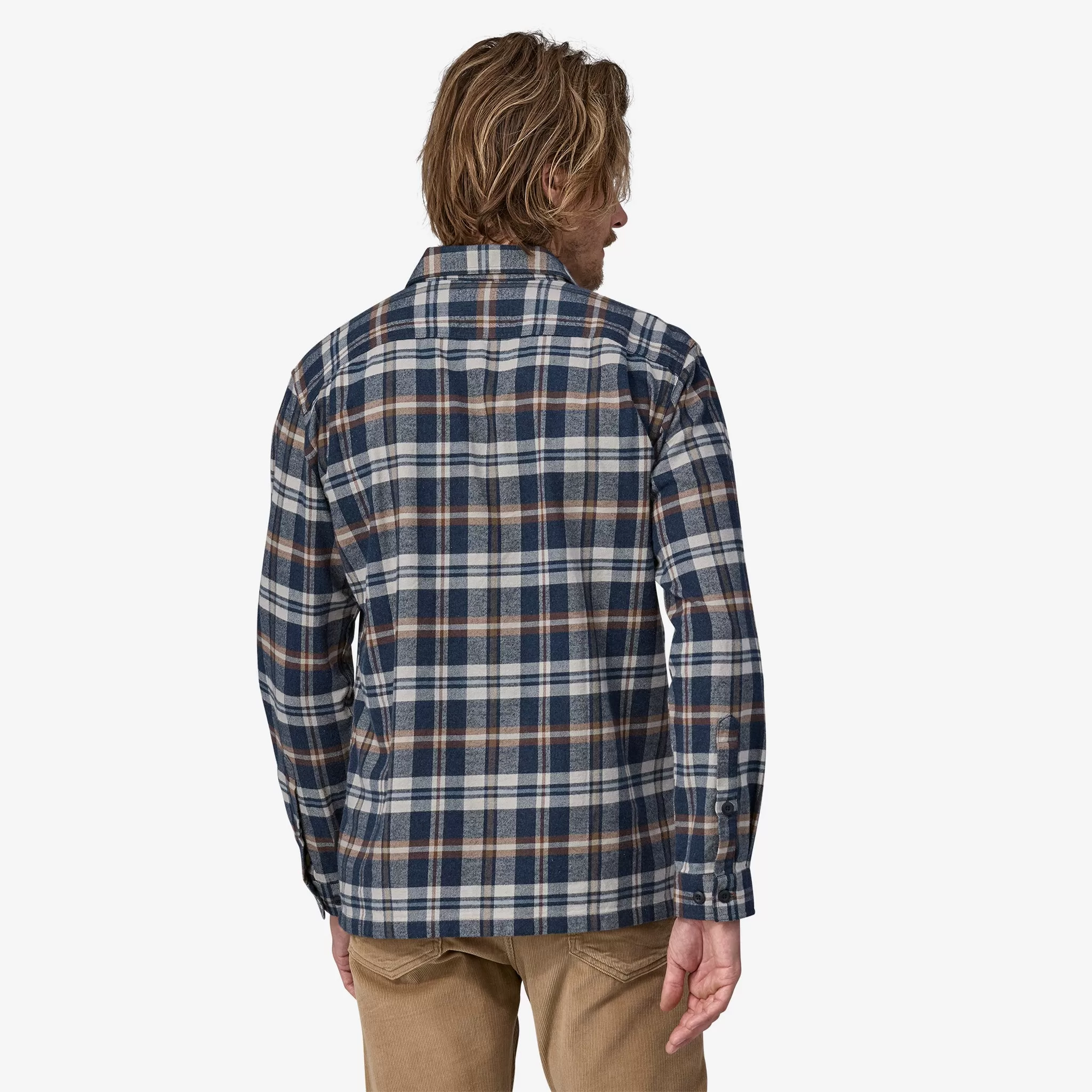 Men's Long-Sleeved Organic Cotton Midweight Fjord Flannel Shirt