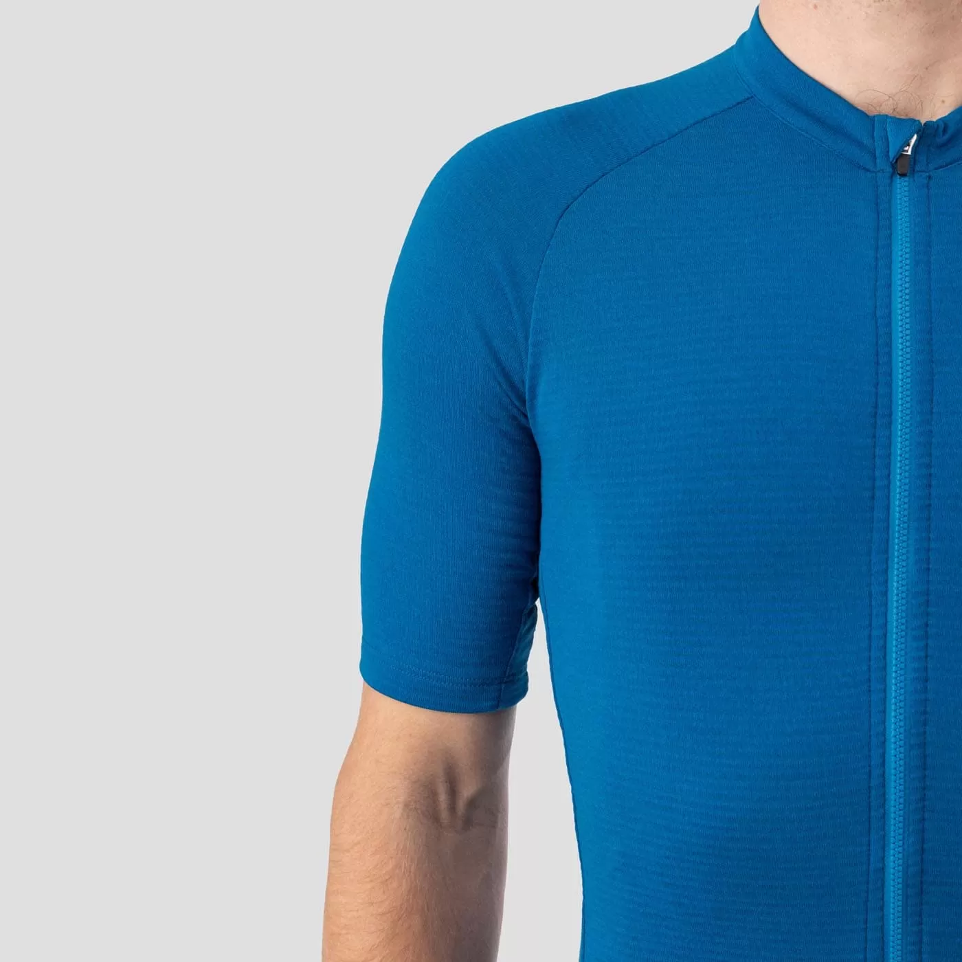 Men's Micro Grid Jersey - Azure