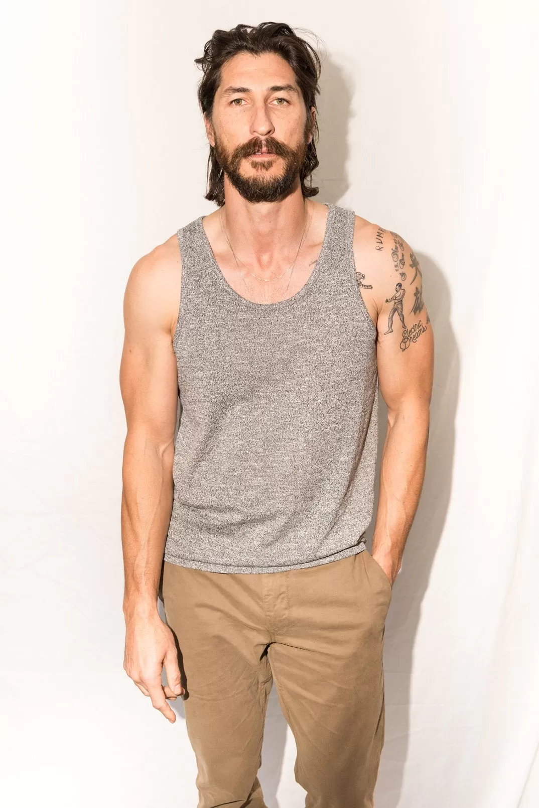 Men's Novelty Texture Tank