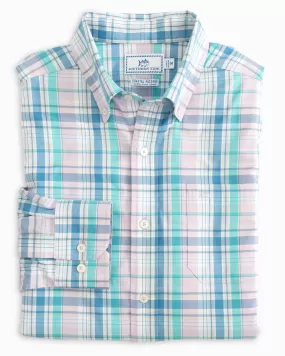 Men's Sky Valley Plaid Coastal Passage Sport Shirt