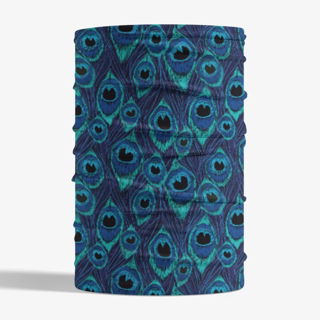 Neck Sleeve | Blue Peacock