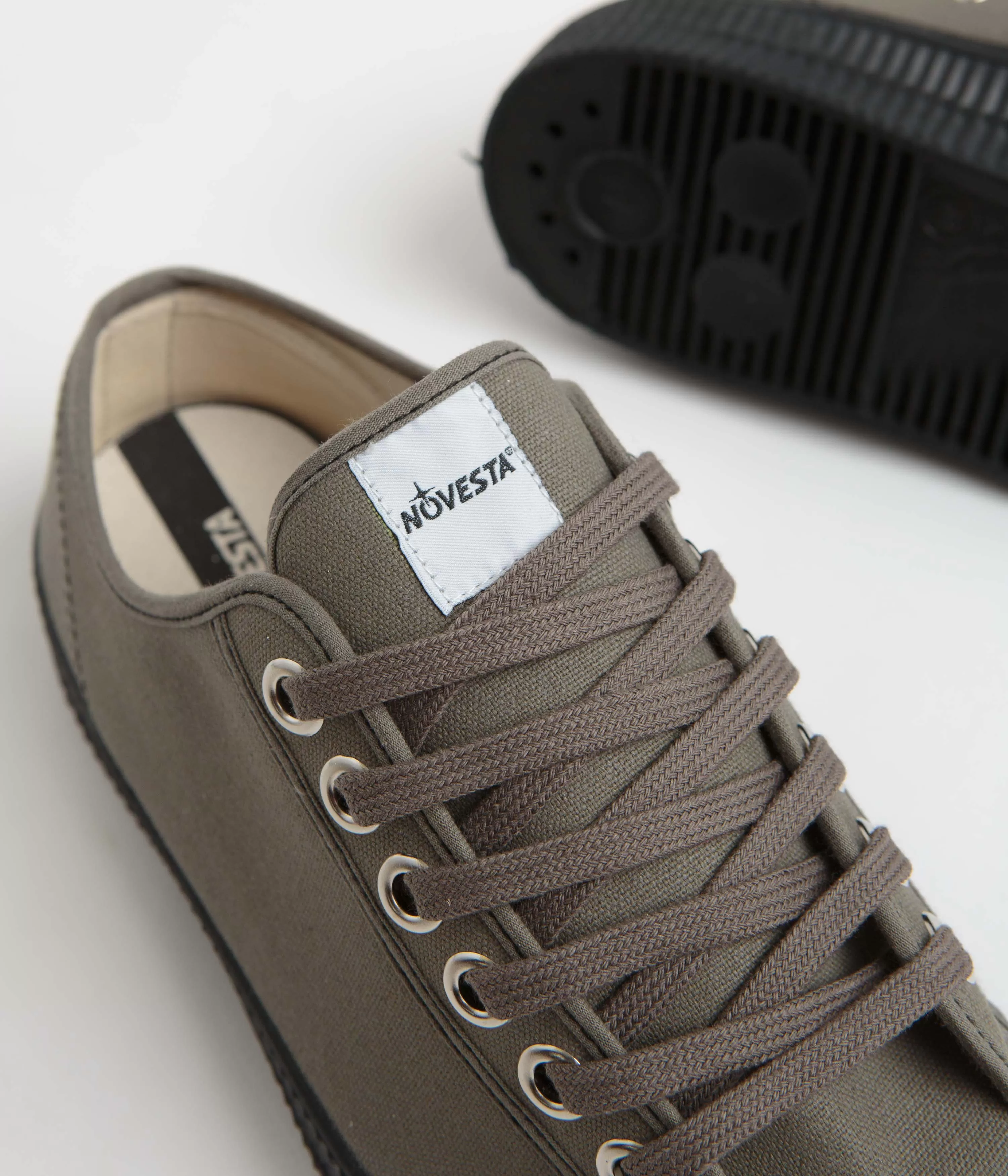 Novesta Star Master Contrast Stitch Shoes - 26 Grey / 60 Black / 615 Black