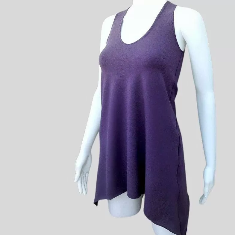 Organic cotton or wool tunic tank top