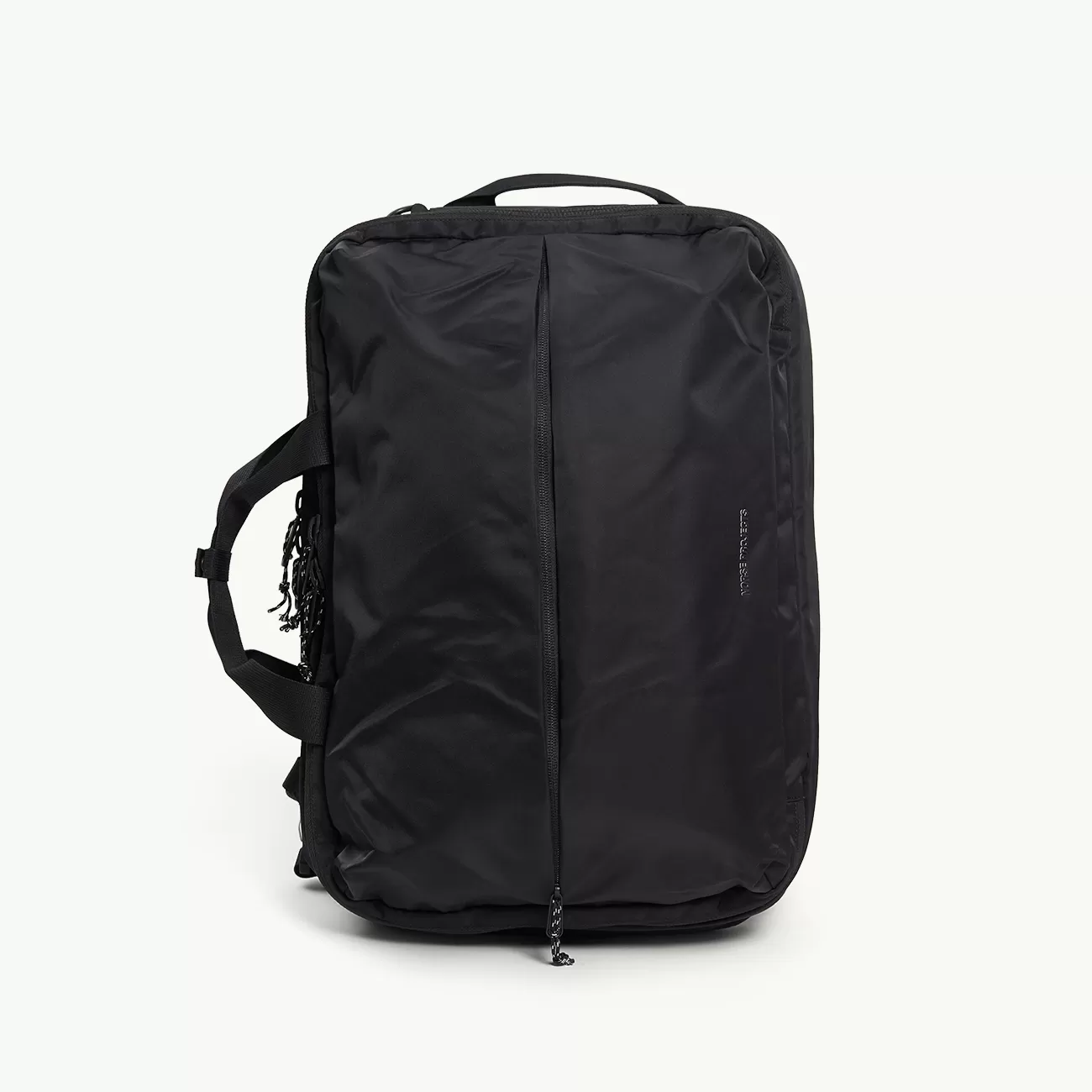 Recycled Nylon Twill 3-Way Bag - Black