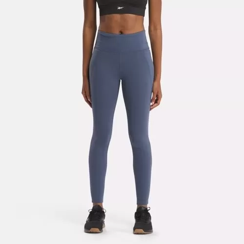 REEBOK WOMEN'S LUX HR BLUE TIGHTS