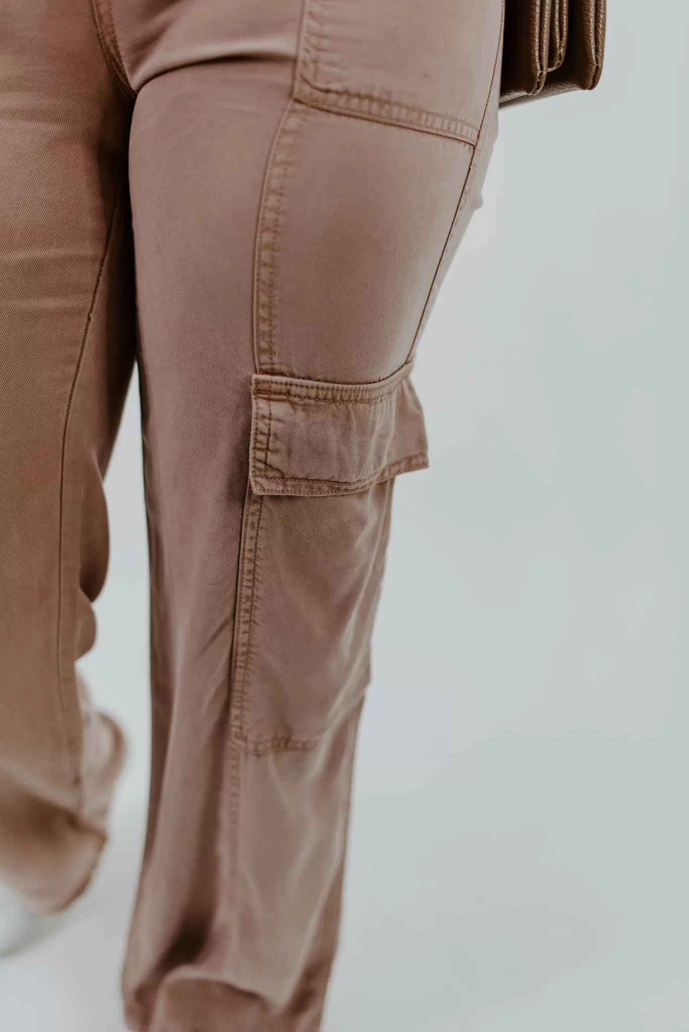 Risen Harlynn Mauve Cargo Pants