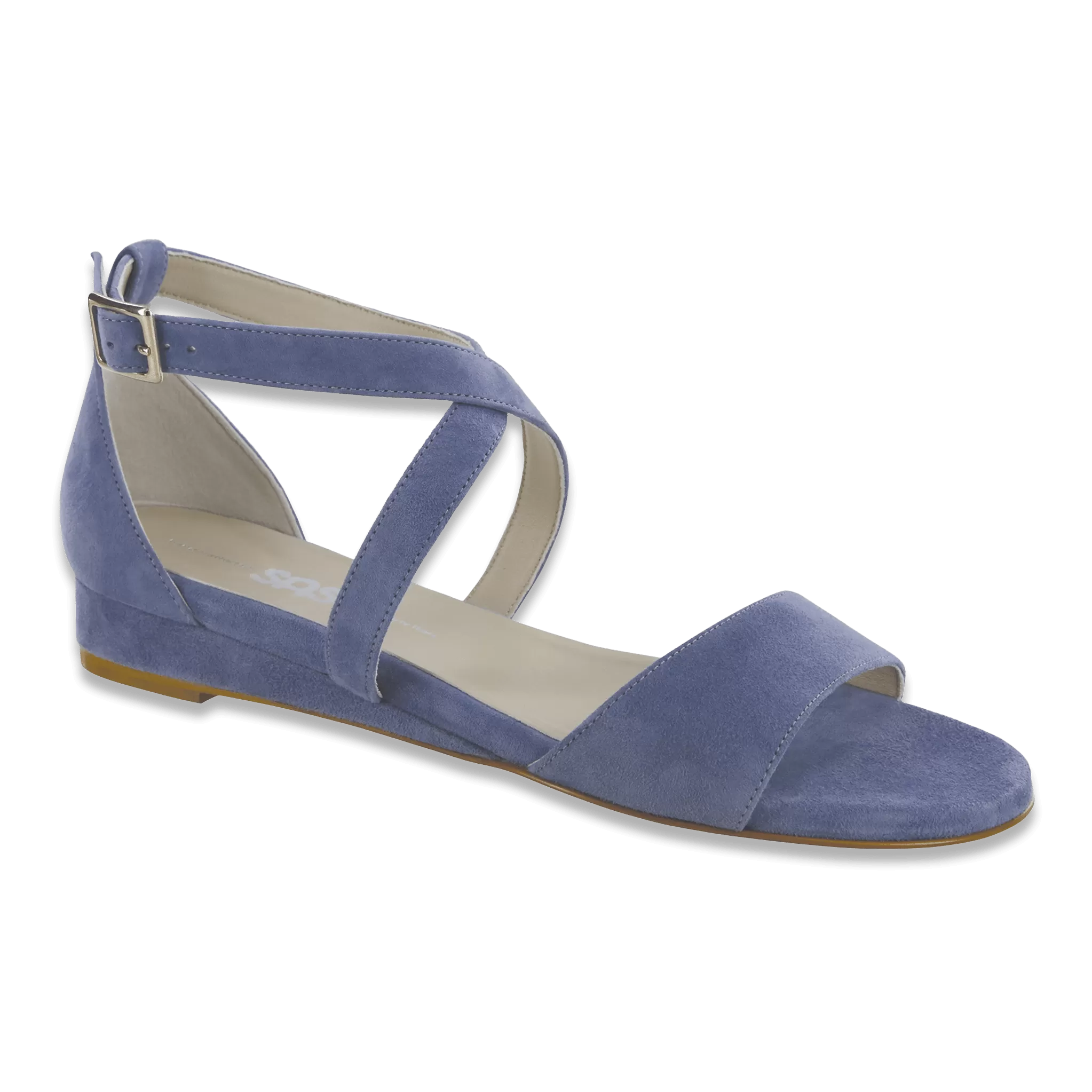 Simone Sky Blue Suede