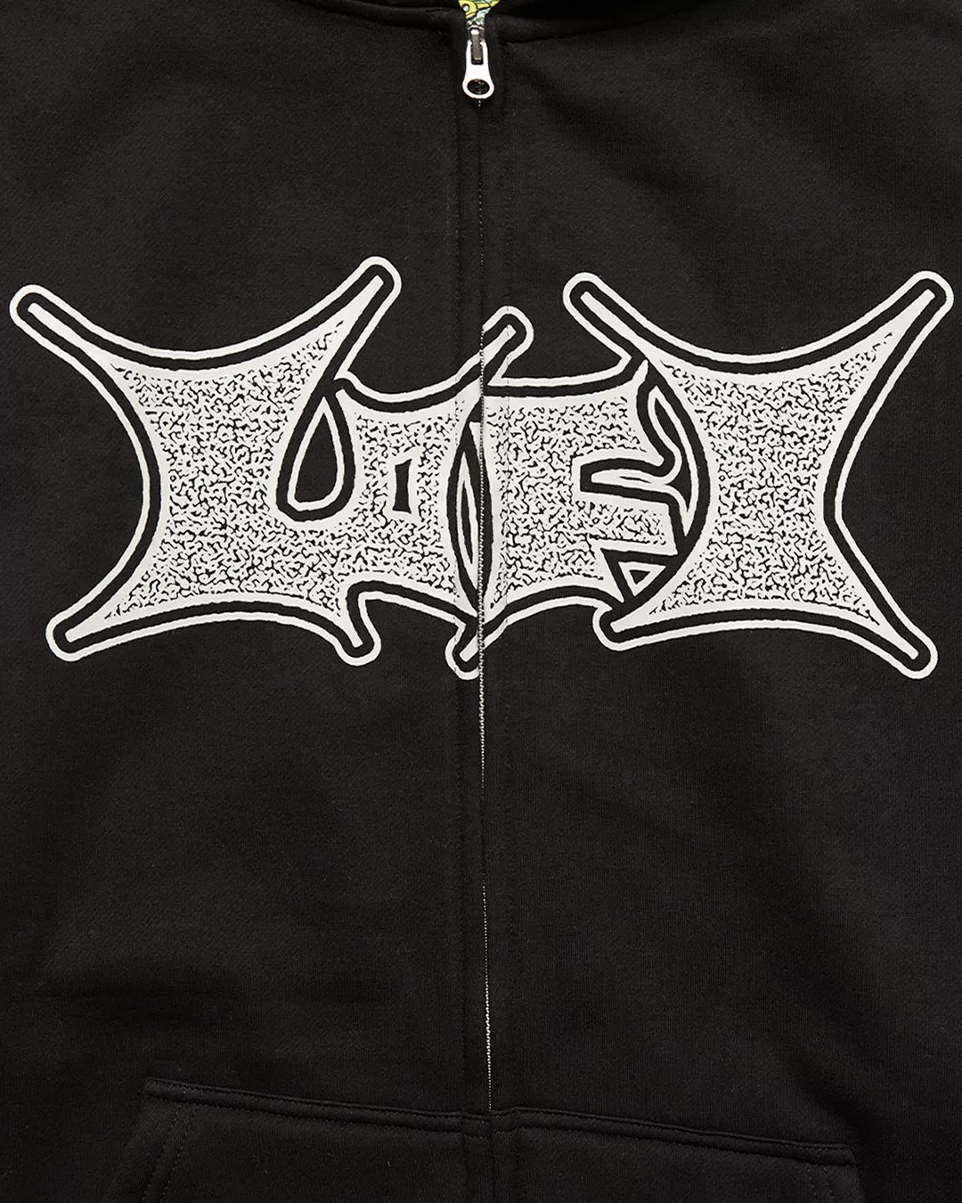 Static Zip-Thru Hood - Black