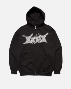 Static Zip-Thru Hood - Black