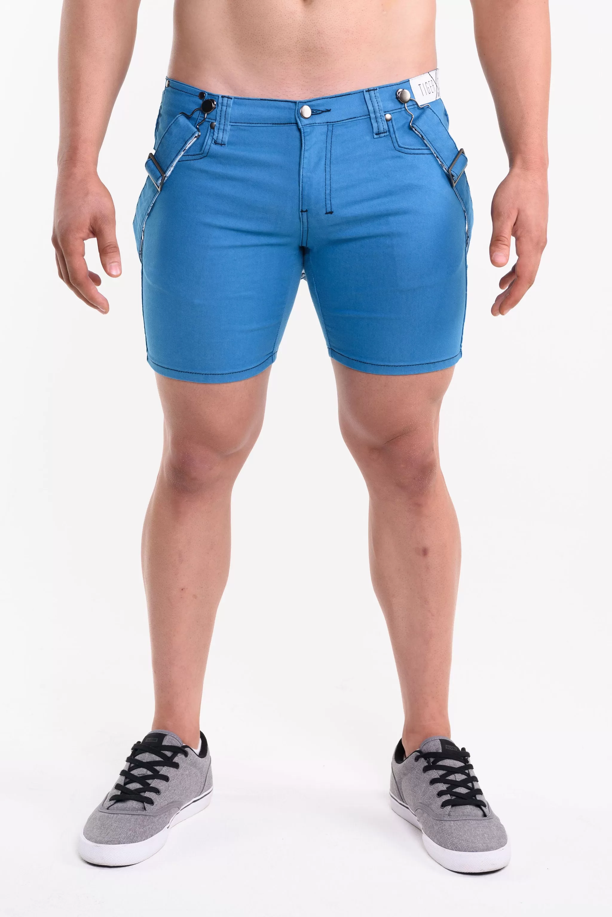 STAVROS Santorini Blue Short