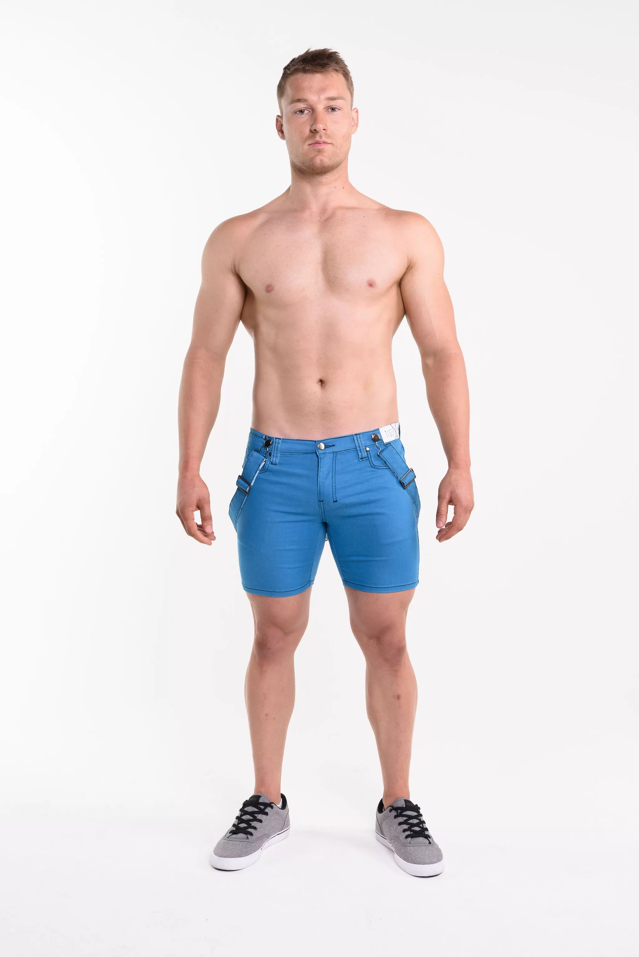 STAVROS Santorini Blue Short