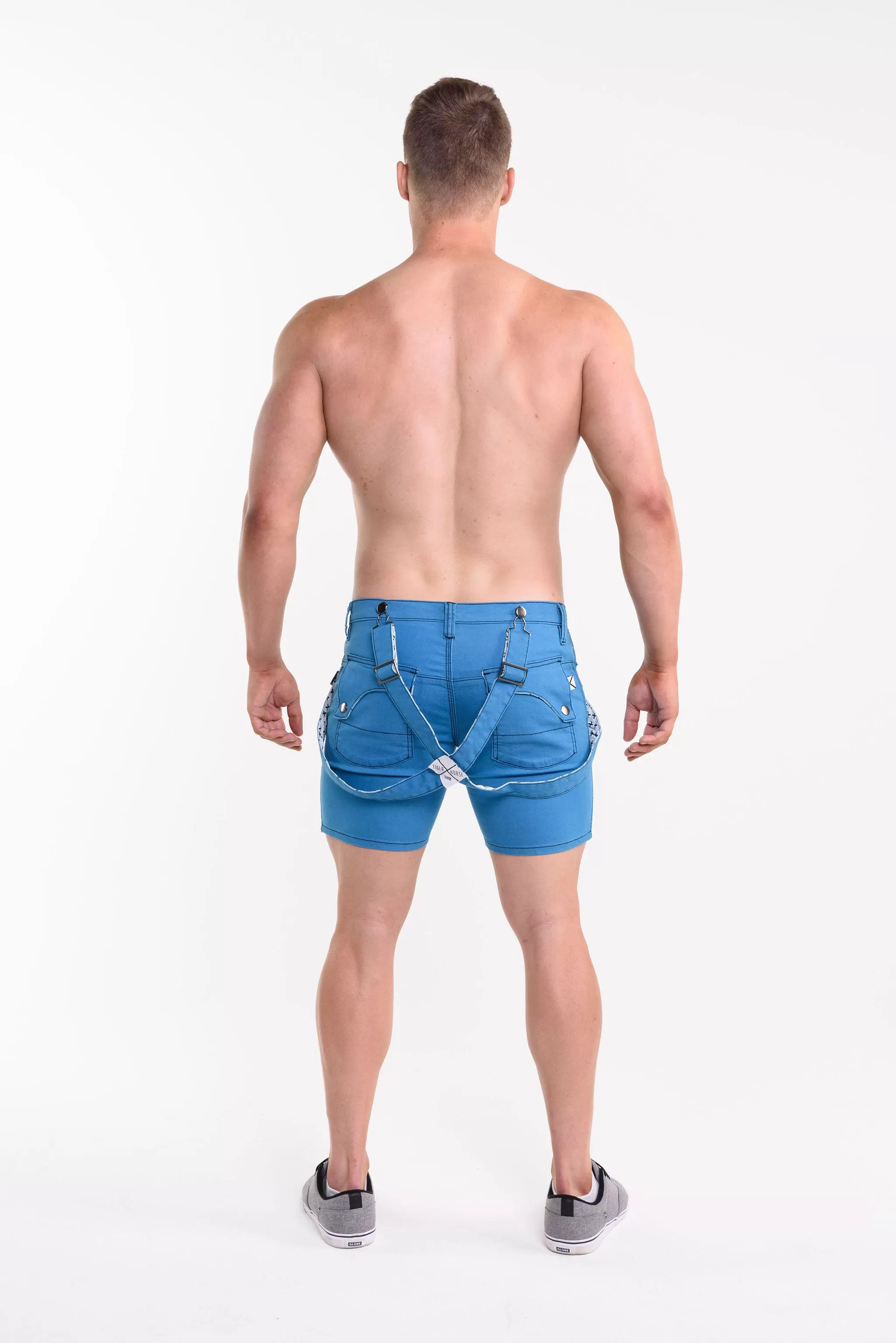 STAVROS Santorini Blue Short