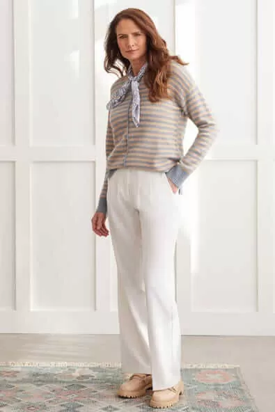 Striped Crew Neck Sweater