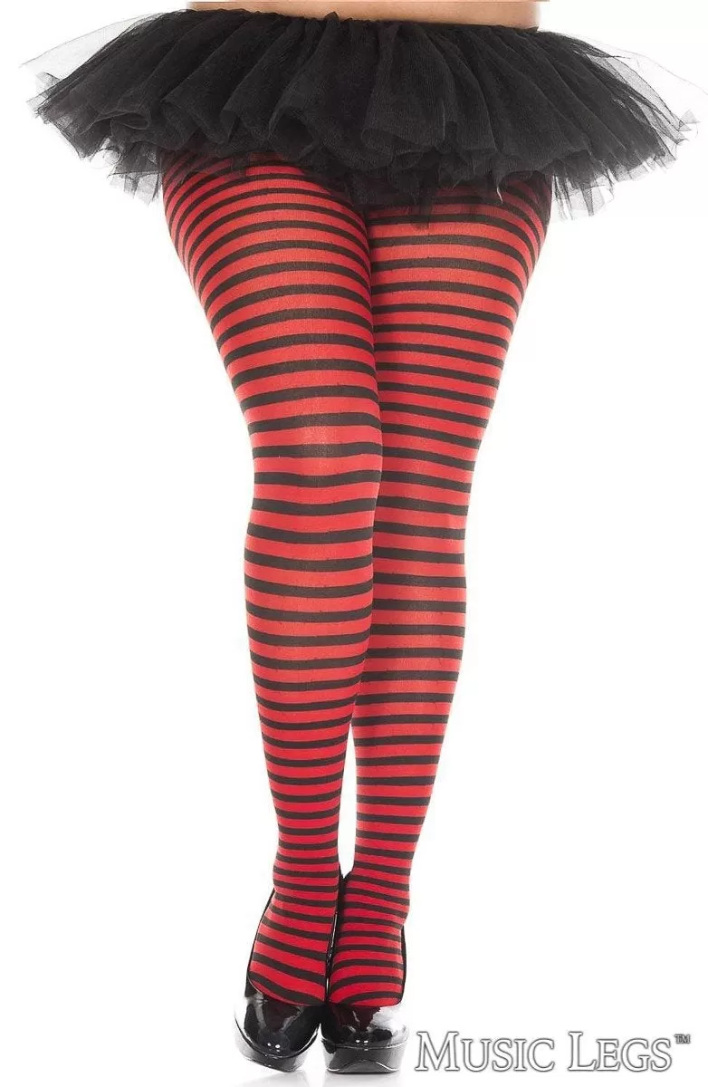 Striped Pantyhose