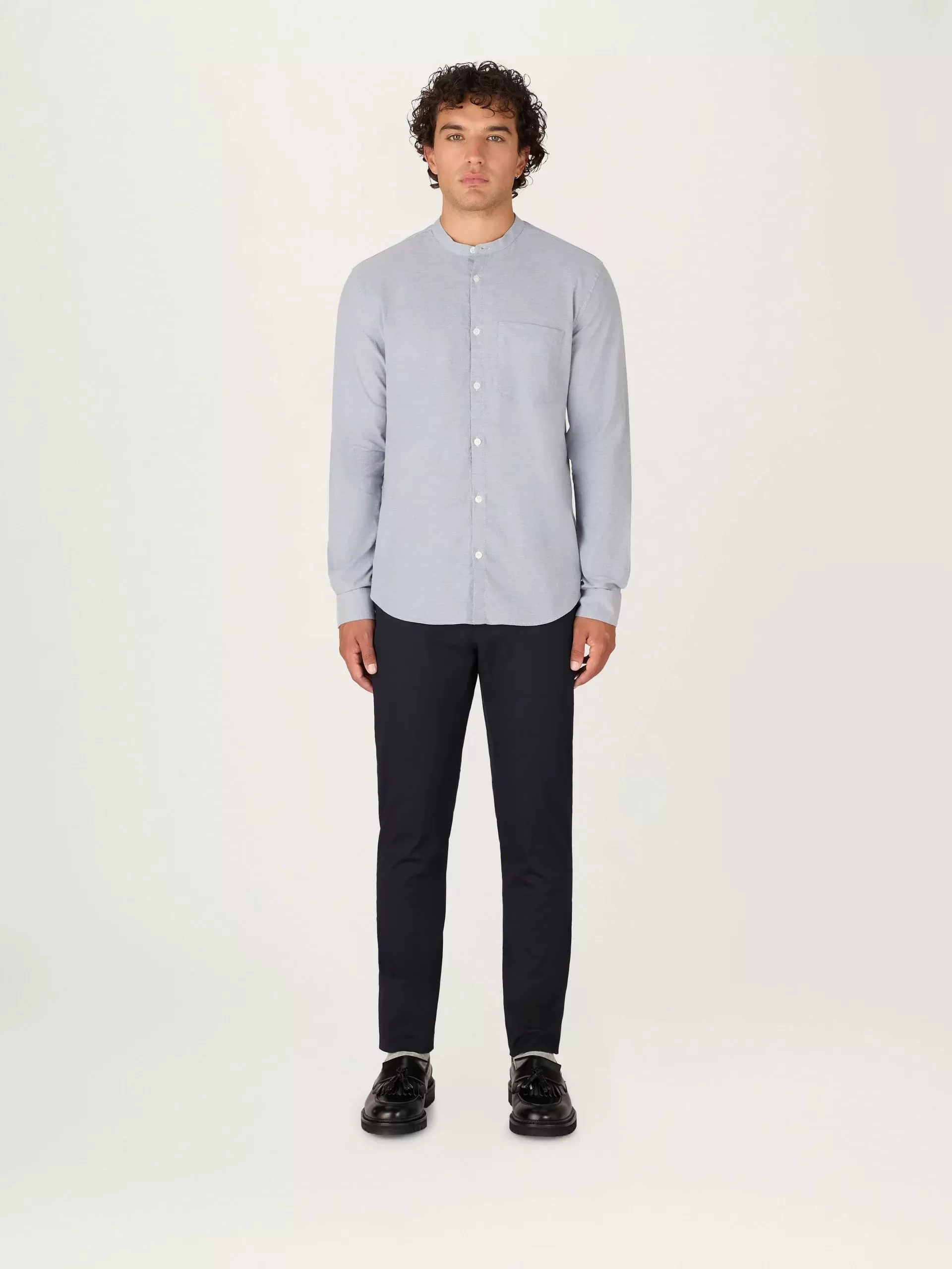 The All Day Shirt || Chambray | Pinpoint Cotton