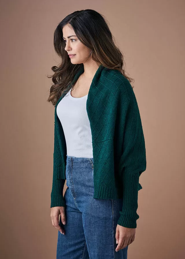 uimi - Saskia Shrug - Merino Wool - Emerald