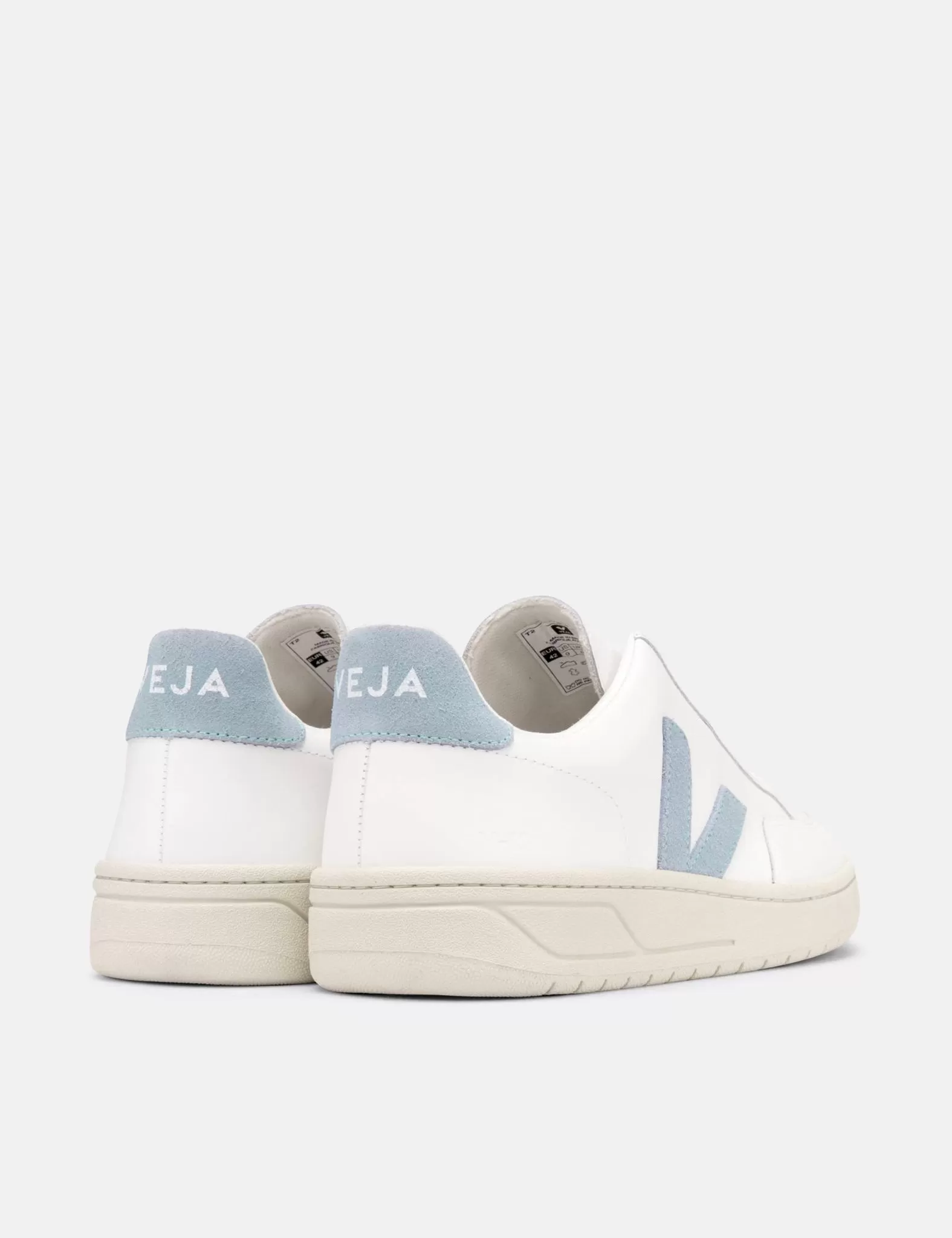 Veja V-12 B-Mesh Trainers - Extra White/Steel